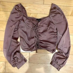 Love Tree Peasant Crop Top 💓